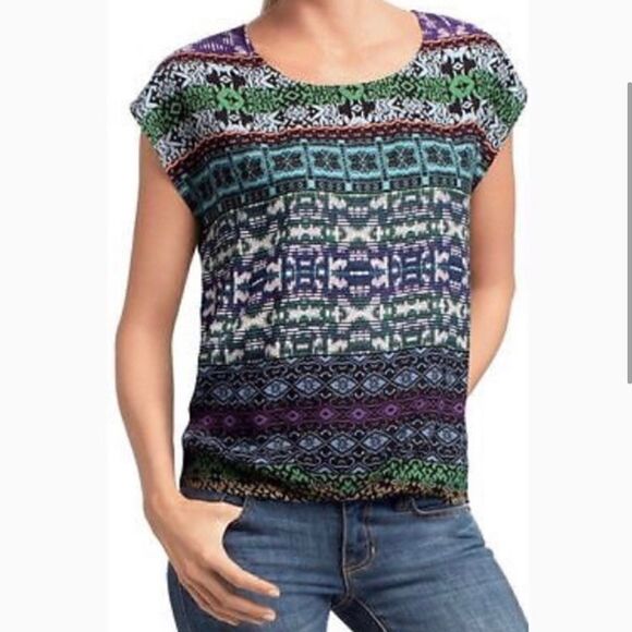 CAbi Covet Tribal Top Sz M - Picture 1 of 4